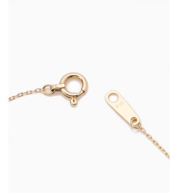 Lilas by Spick&Span「フリンジミックスチェーンネックレス K10」|ネックレス|
