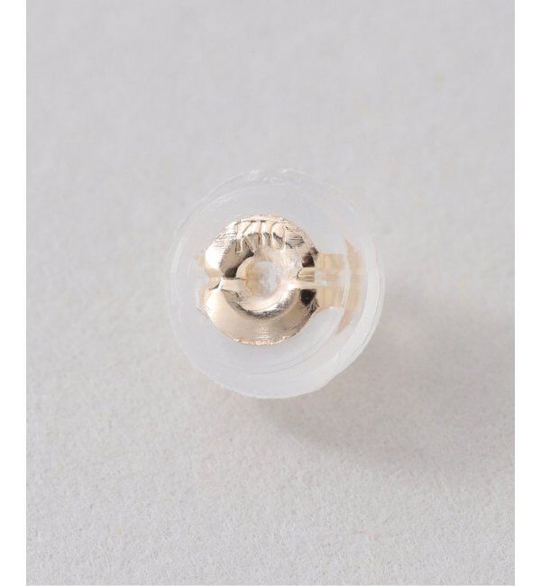 Lilas by Spick&Span「フロストクォーツ6mmカップボールピアス K10（両耳）」|ピアス|