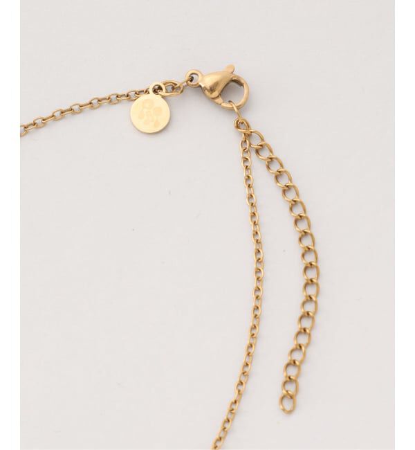NOBLE「PETIT MOMENTS/プティモーメント Intial Block Necklace」|ネックレス|