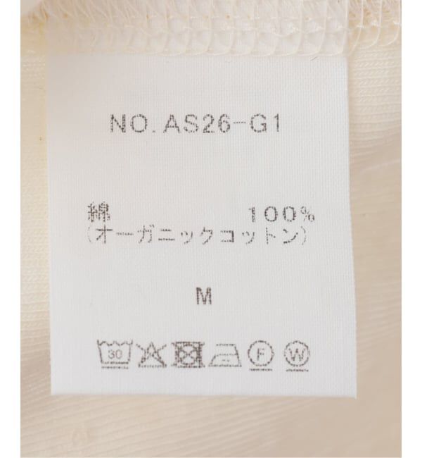 FRAMeWORK「ARCHI OMIT RIB TANK」|タンクトップ|