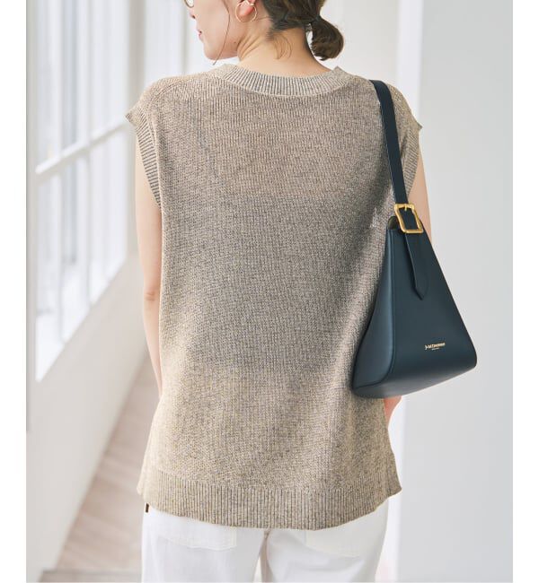 Spick and Span「《手洗い可》リネンミックスフレンチプルオーバー」|ニット・セーター|