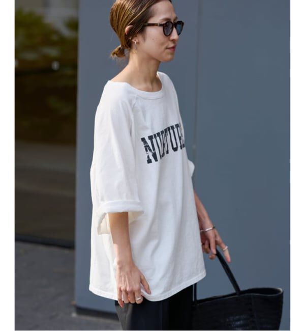 FRAMeWORK「≪WEB限定 / 追加≫ハーフスリーブロゴTEE 4」|Tシャツ・カットソー|