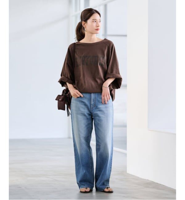 FRAMeWORK「≪WEB限定 / 追加≫ハーフスリーブロゴTEE 4」|Tシャツ・カットソー|
