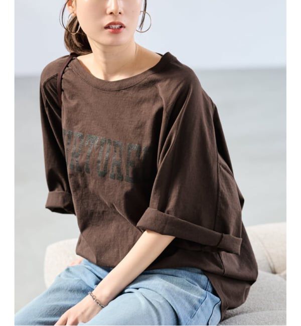 FRAMeWORK「≪WEB限定 / 追加≫ハーフスリーブロゴTEE 4」|Tシャツ・カットソー|