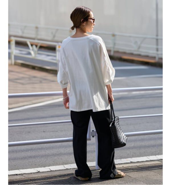 FRAMeWORK「≪WEB限定 / 追加≫ハーフスリーブロゴTEE 4」|Tシャツ・カットソー|