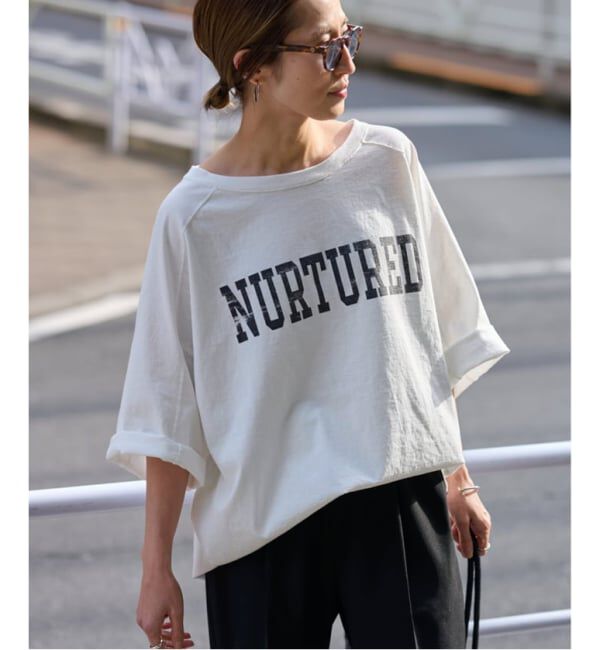 FRAMeWORK「≪WEB限定 / 追加≫ハーフスリーブロゴTEE 4」|Tシャツ・カットソー|