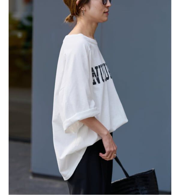 FRAMeWORK「≪WEB限定 / 追加≫ハーフスリーブロゴTEE 4」|Tシャツ・カットソー|