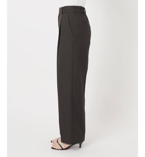 Spick and Span「《セットアップ可》メランジタックイージーパンツ」|スラックス|