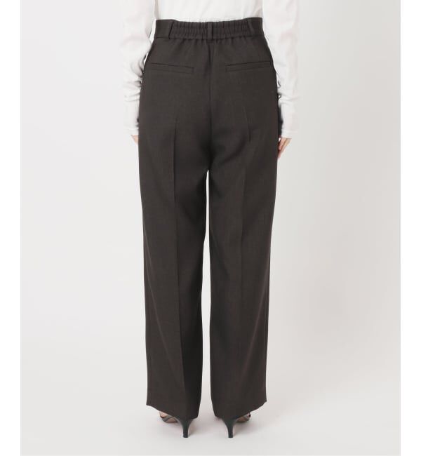 Spick and Span「《セットアップ可》メランジタックイージーパンツ」|スラックス|