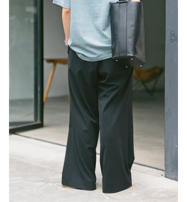 Spick and Span「《WEB限定 / 追加3》ドライストレッチイージーパンツ」|スラックス|
