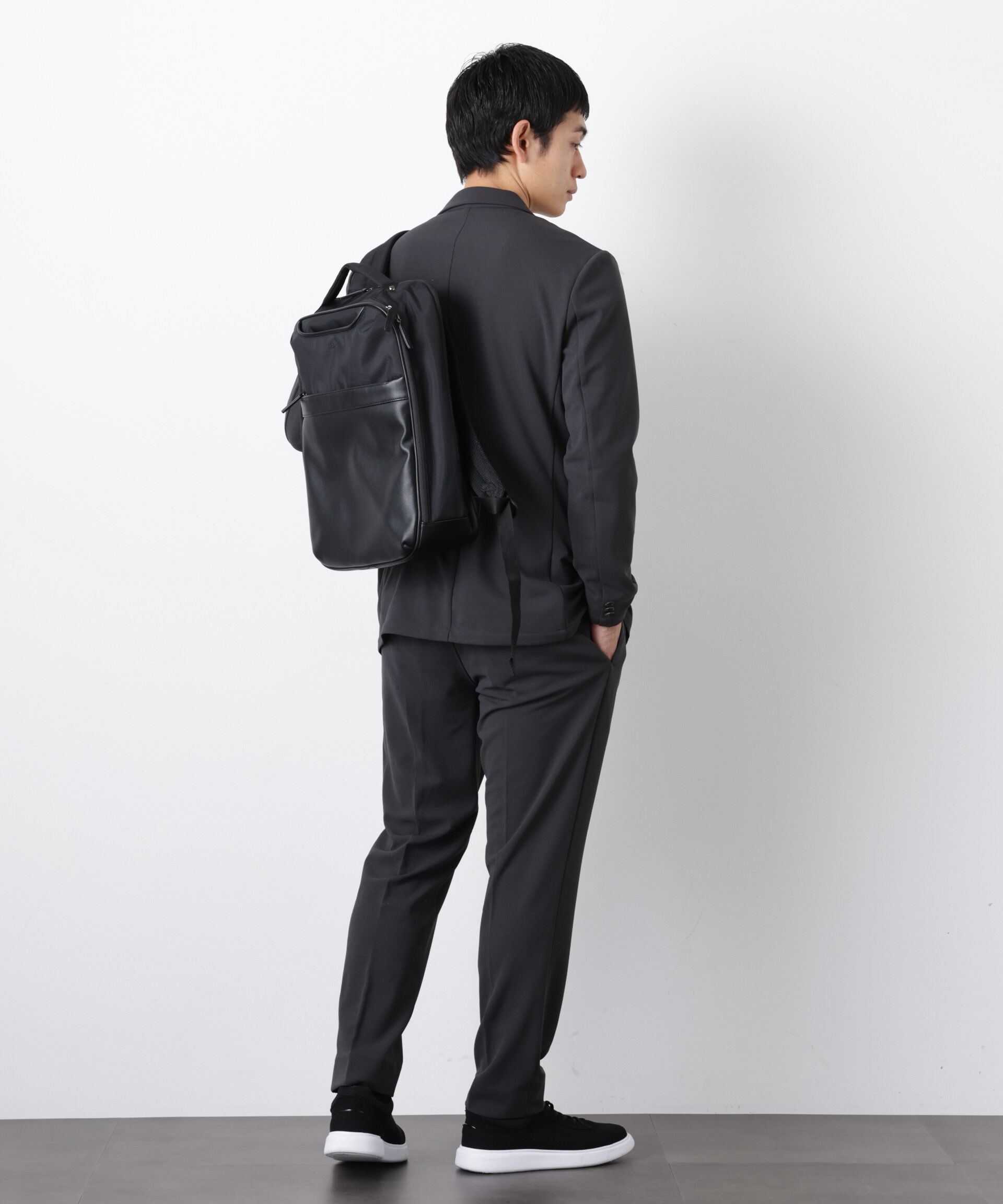 NANO universe「『Begin 5月号掲載 XLサイズ追加』｢Damerino Pack｣for Jet Setter ブークレージャージセットアップ」|スーツ|