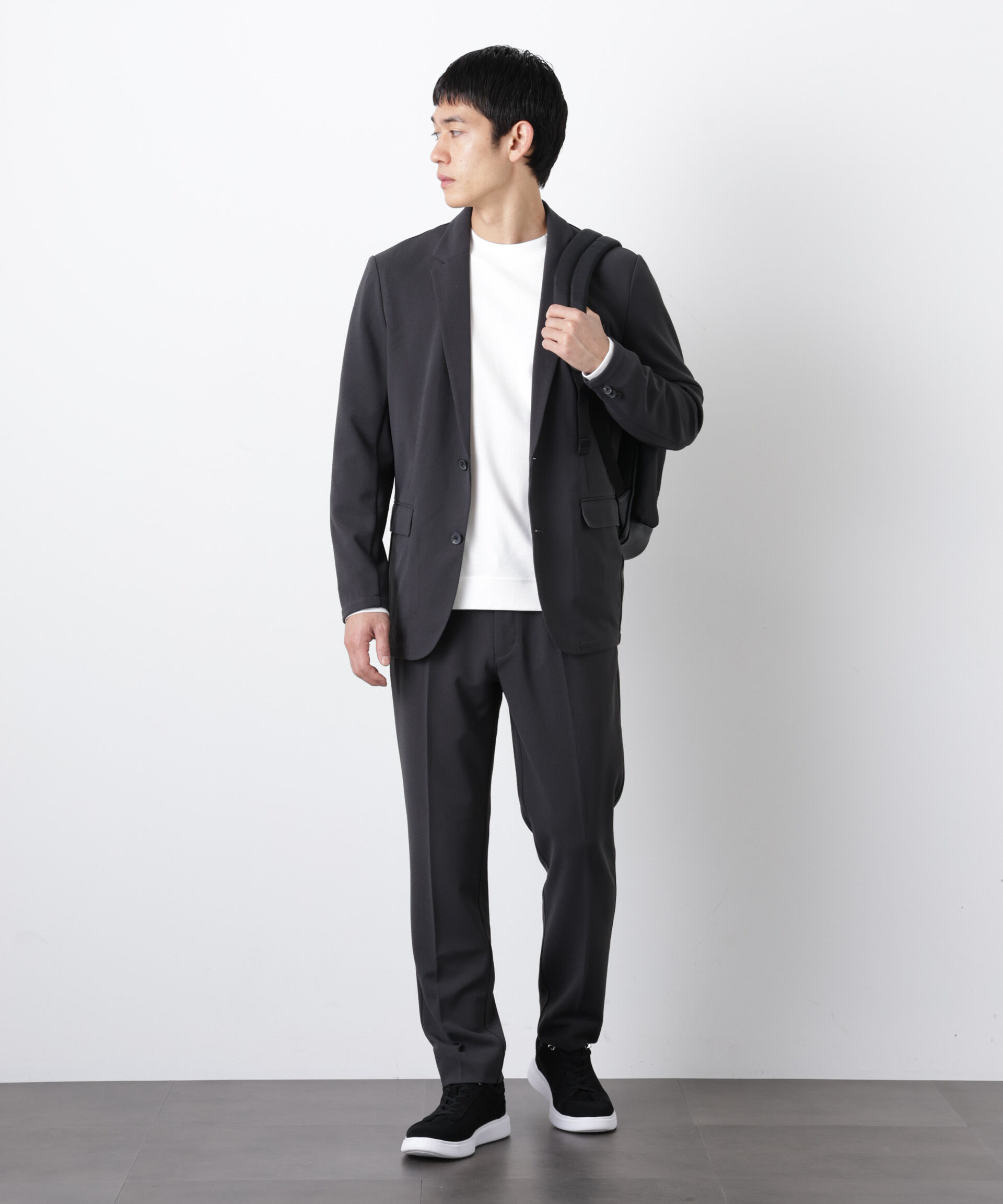 NANO universe「『Begin 5月号掲載 XLサイズ追加』｢Damerino Pack｣for Jet Setter ブークレージャージセットアップ」|スーツ|