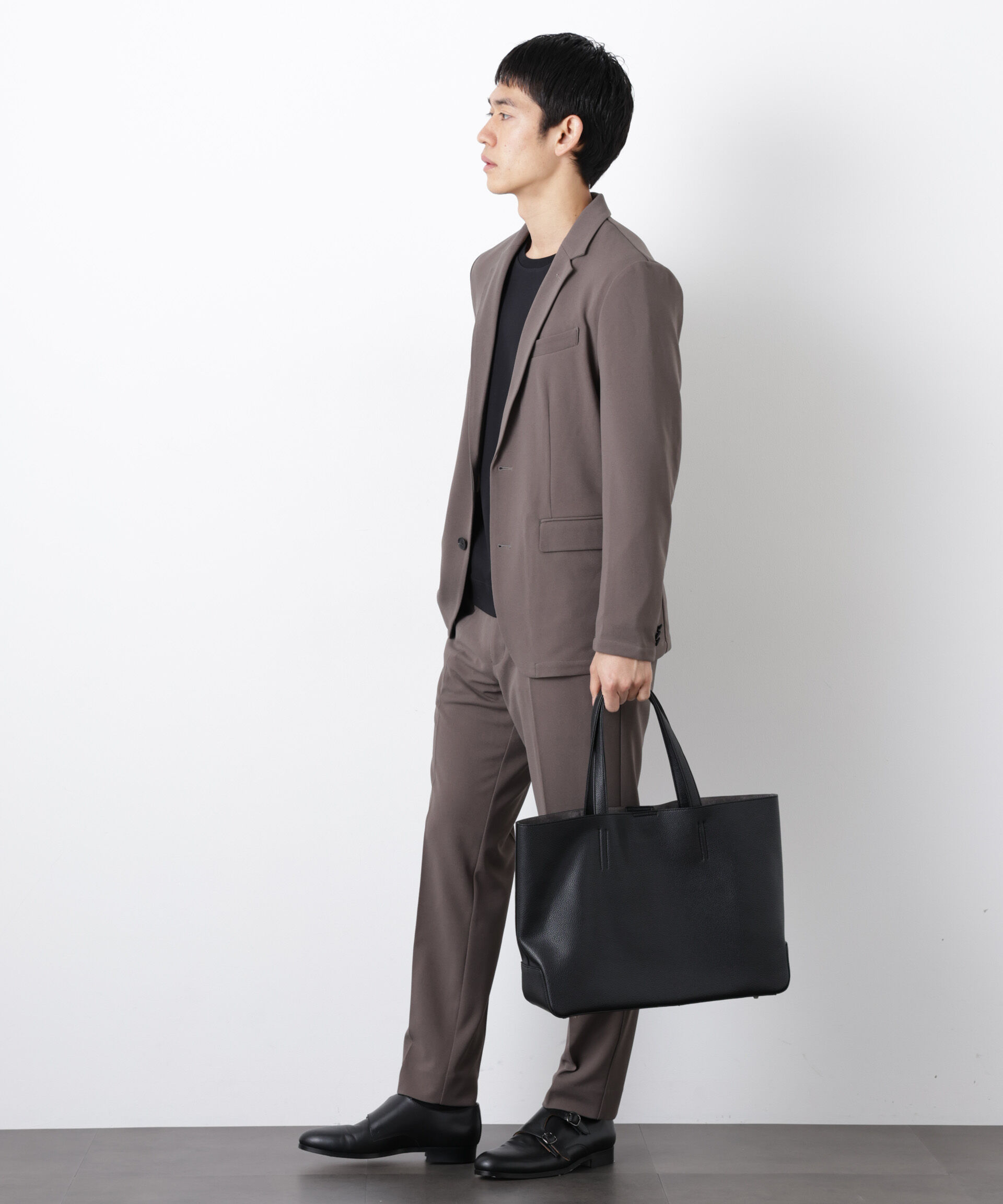 NANO universe「『Begin 5月号掲載 XLサイズ追加』｢Damerino Pack｣for Jet Setter ブークレージャージセットアップ」|スーツ|