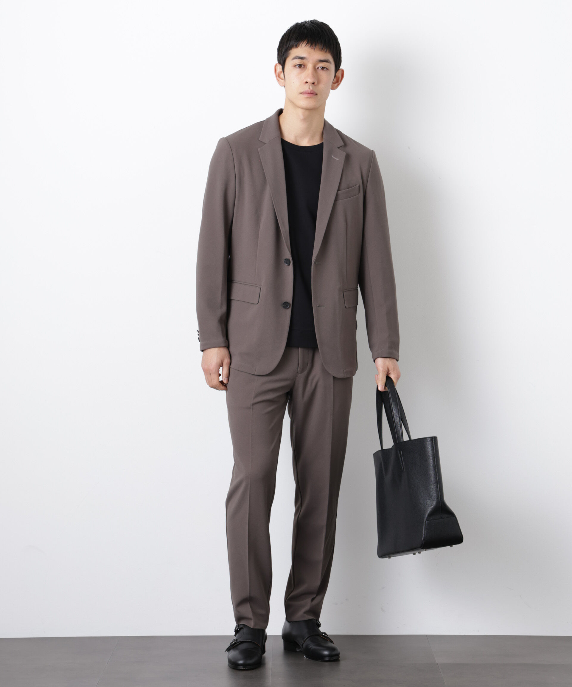 NANO universe「『Begin 5月号掲載 XLサイズ追加』｢Damerino Pack｣for Jet Setter ブークレージャージセットアップ」|スーツ|