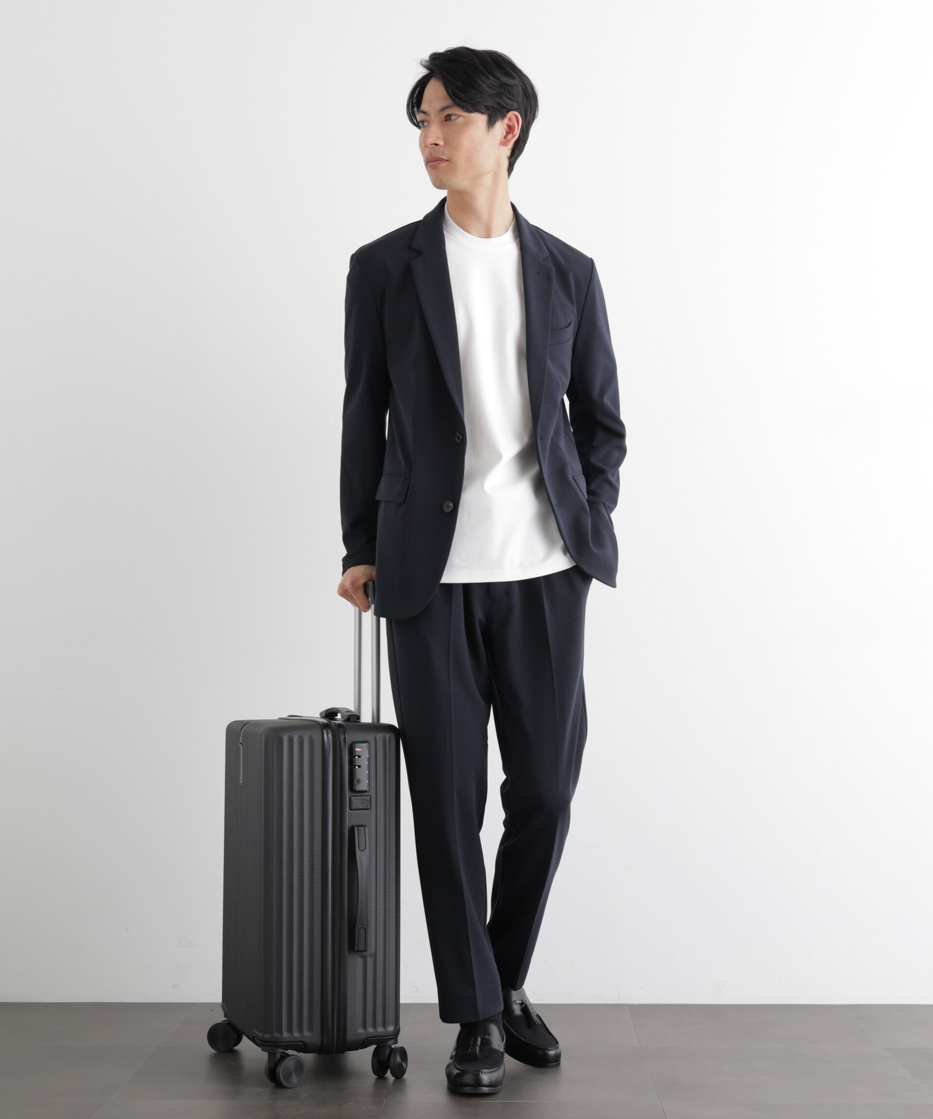 NANO universe「『Begin 5月号掲載 XLサイズ追加』｢Damerino Pack｣for Jet Setter ブークレージャージセットアップ」|スーツ|