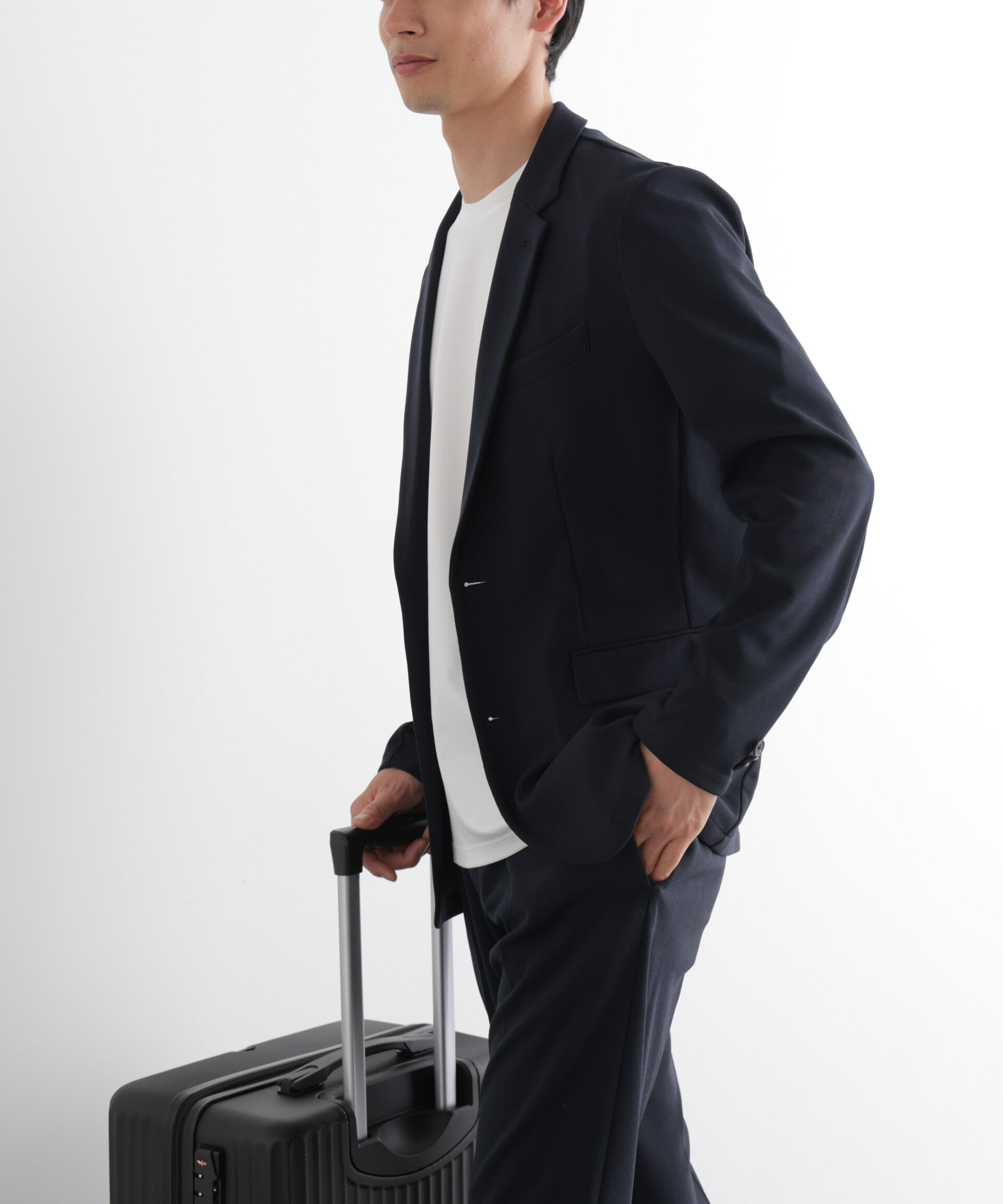 NANO universe「『Begin 5月号掲載 XLサイズ追加』｢Damerino Pack｣for Jet Setter ブークレージャージセットアップ」|スーツ|