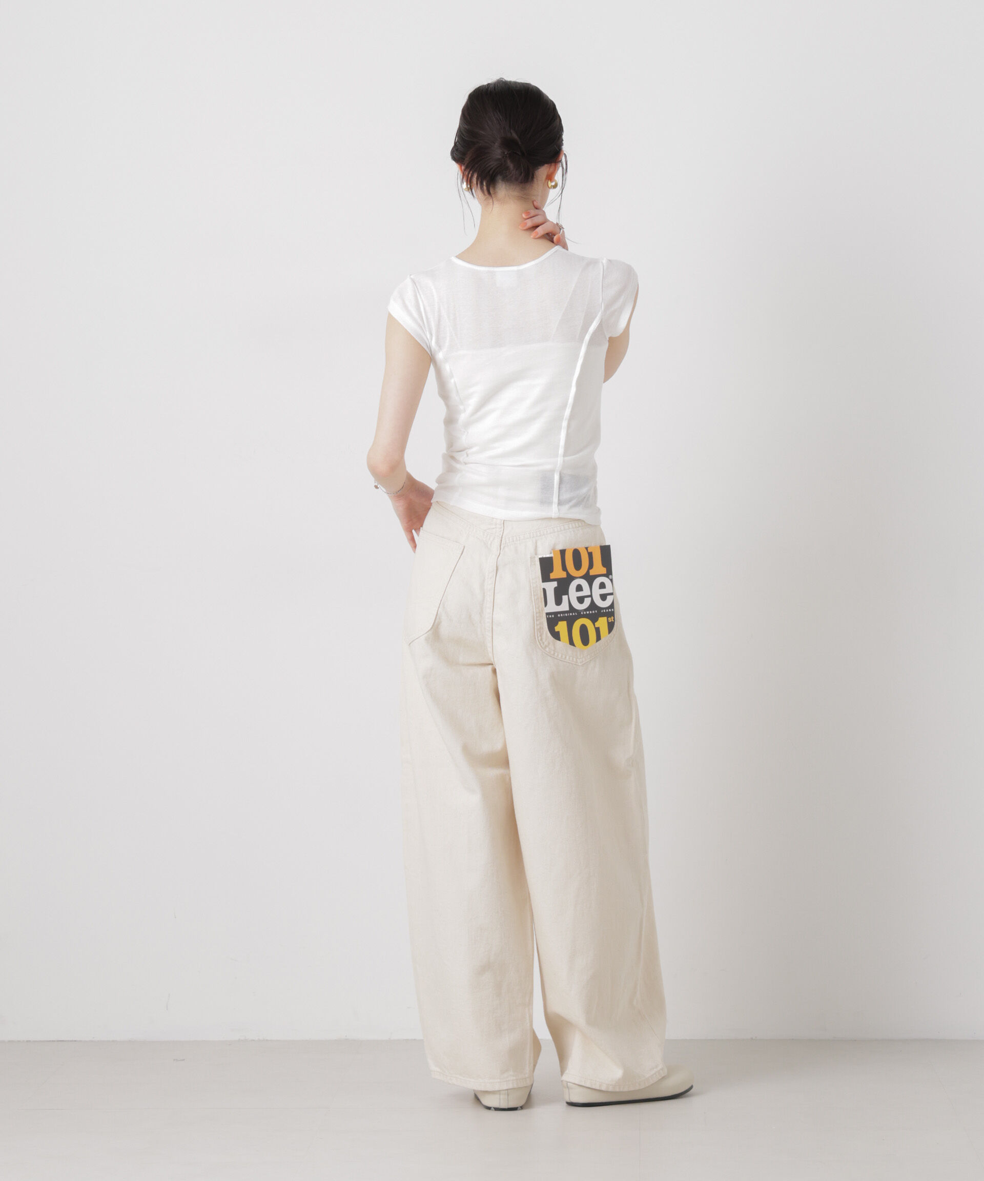 nano･universe「Lee/TUCK RIDERS PANTS」|チノ|