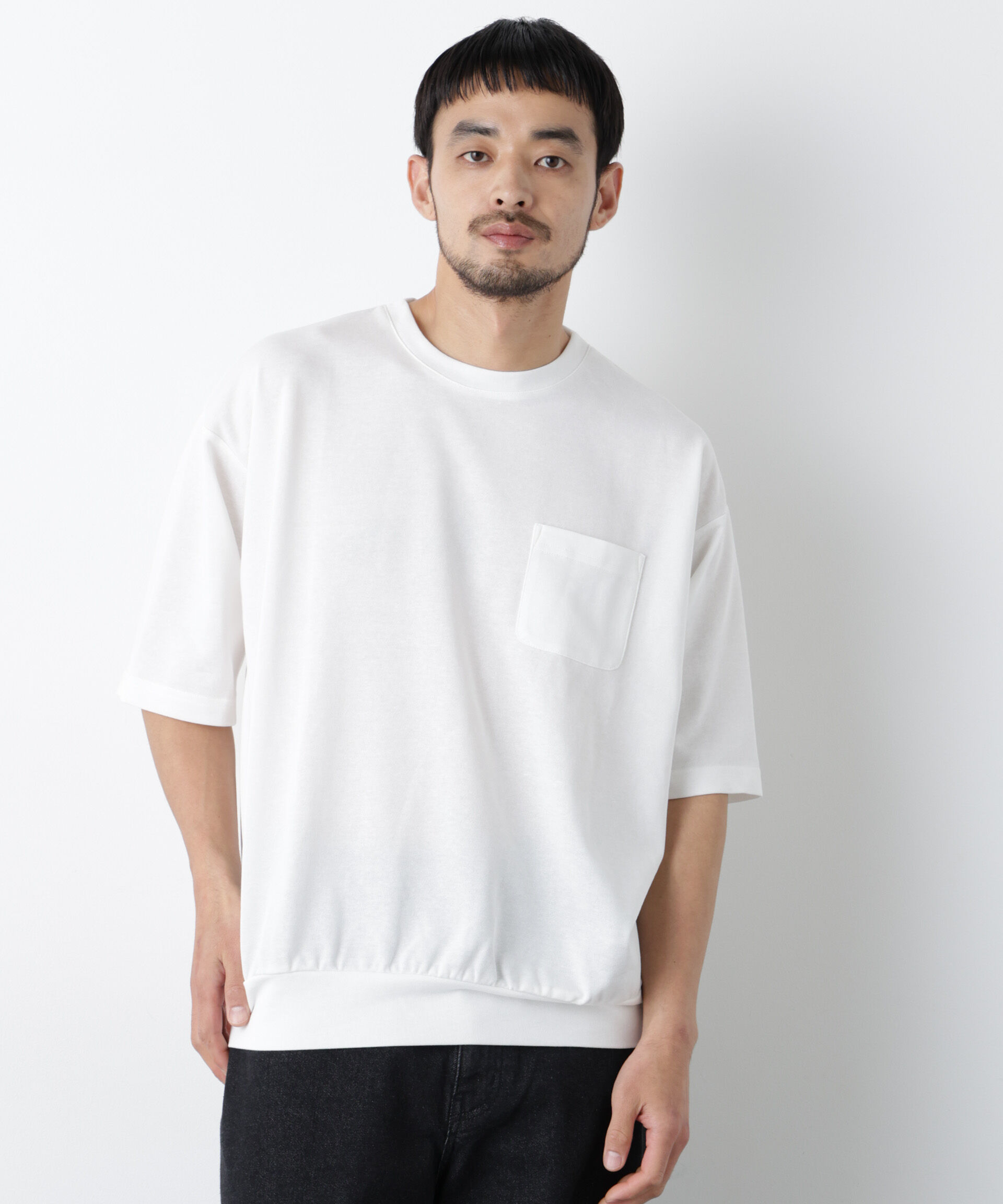 NANO universe「TCオーバーサイズTシャツ 半袖」|Tシャツ・カットソー|