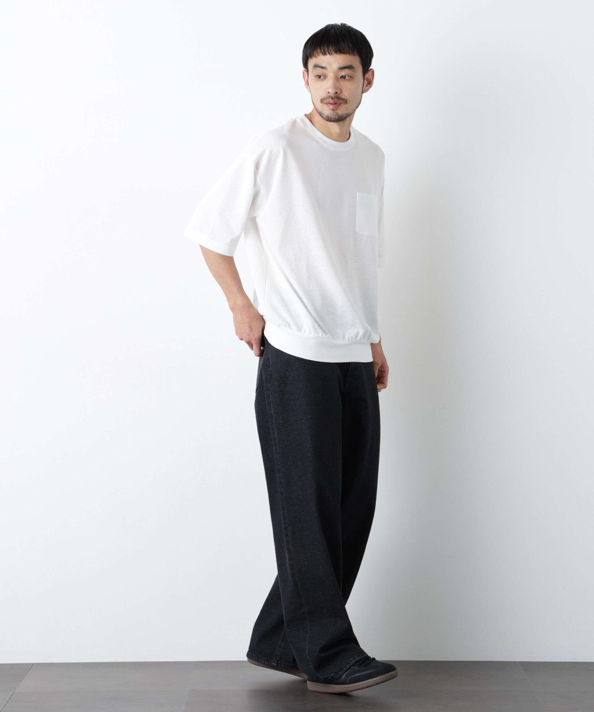 NANO universe「TCオーバーサイズTシャツ 半袖」|Tシャツ・カットソー|
