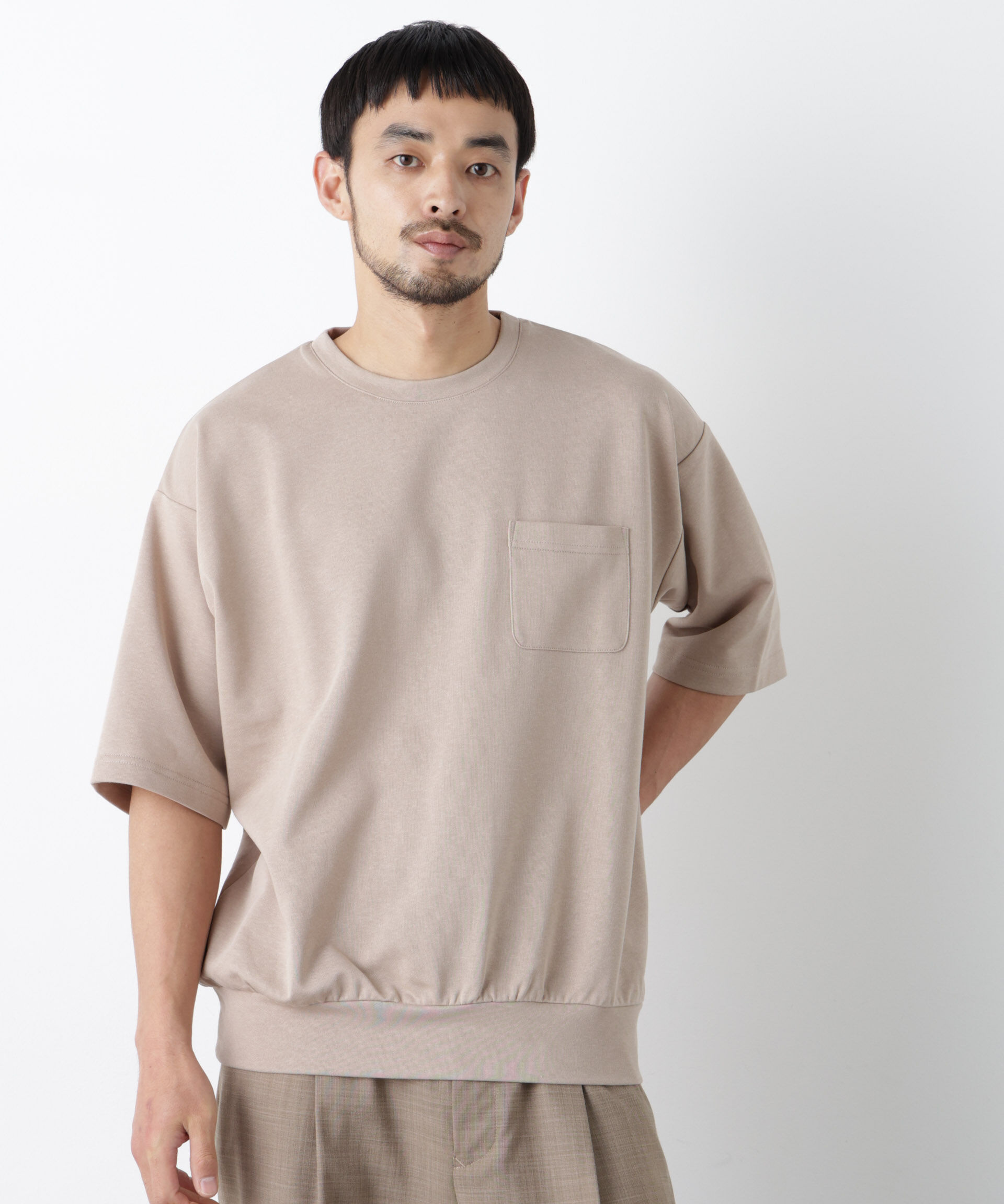 NANO universe「TCオーバーサイズTシャツ 半袖」|Tシャツ・カットソー|