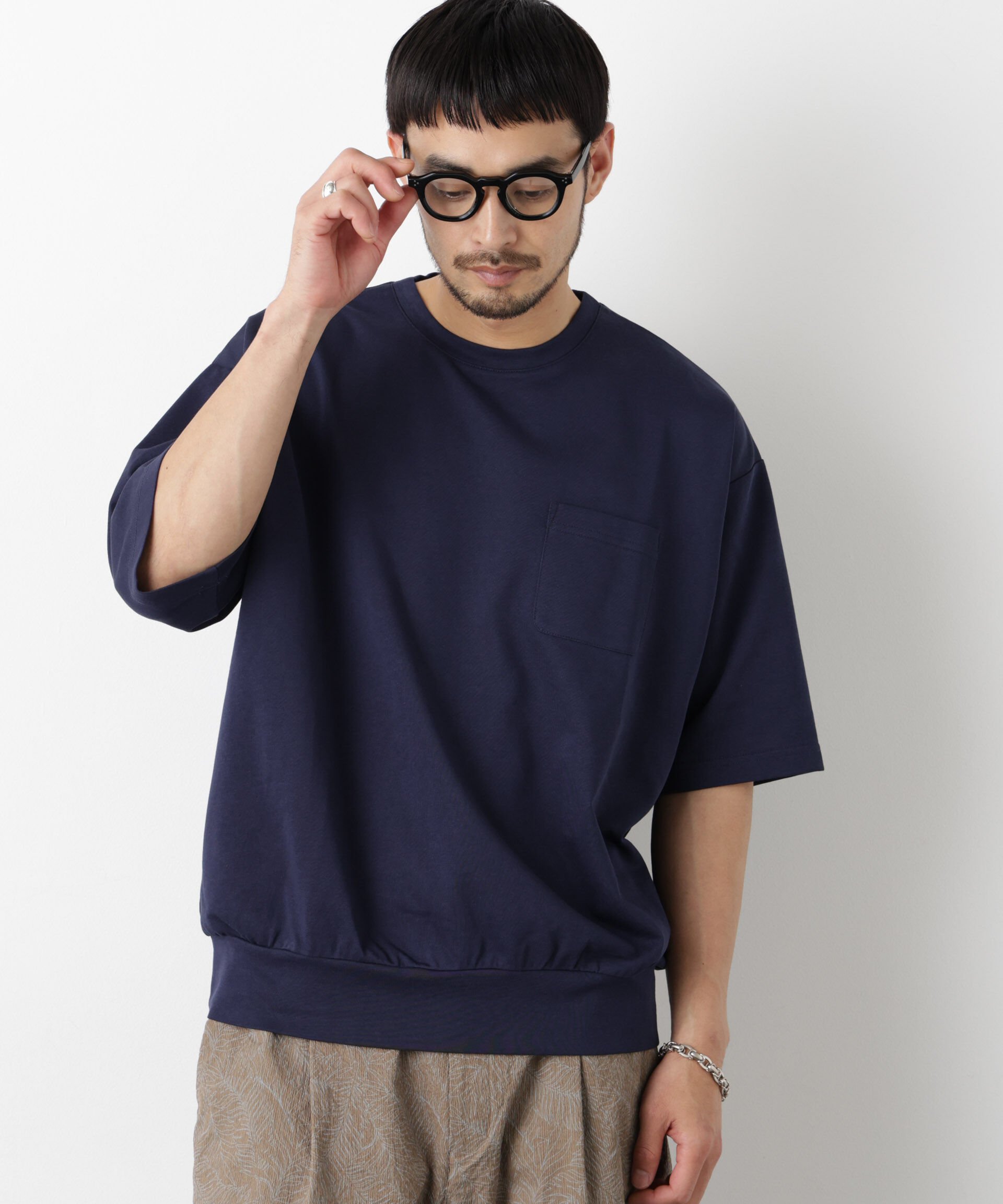 NANO universe「TCオーバーサイズTシャツ 半袖」|Tシャツ・カットソー|
