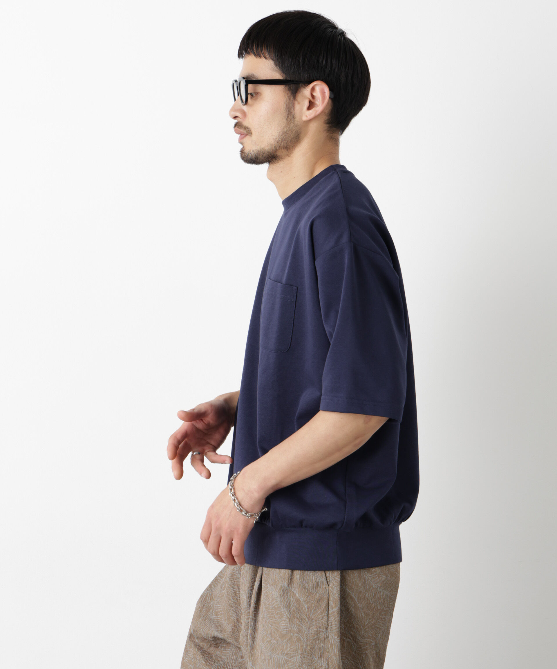 NANO universe「TCオーバーサイズTシャツ 半袖」|Tシャツ・カットソー|