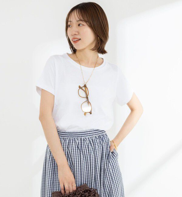 NOLLEY'S「《ノーリーズオリジナル美容Tシャツ》シルクアミノ酸加工Ｔシャツ」|Tシャツ・カットソー|