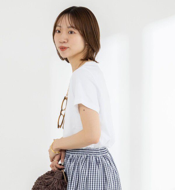 NOLLEY'S「《ノーリーズオリジナル美容Tシャツ》シルクアミノ酸加工Ｔシャツ」|Tシャツ・カットソー|