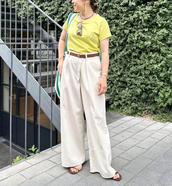 NOLLEY'S「《ノーリーズオリジナル美容Tシャツ》シルクアミノ酸加工Ｔシャツ」|Tシャツ・カットソー|