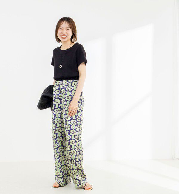 NOLLEY'S「《ノーリーズオリジナル美容Tシャツ》シルクアミノ酸加工Ｔシャツ」|Tシャツ・カットソー|