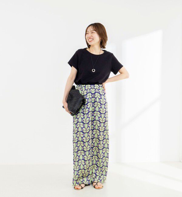 NOLLEY'S「《ノーリーズオリジナル美容Tシャツ》シルクアミノ酸加工Ｔシャツ」|Tシャツ・カットソー|