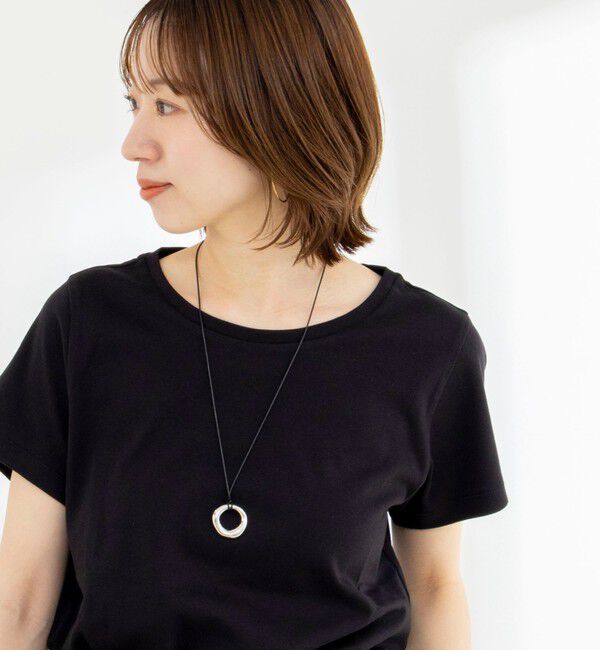 NOLLEY'S「《ノーリーズオリジナル美容Tシャツ》シルクアミノ酸加工Ｔシャツ」|Tシャツ・カットソー|