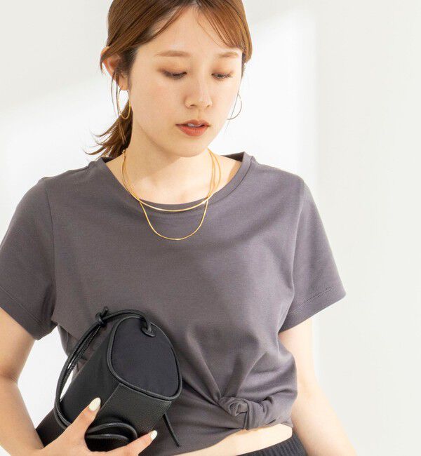 NOLLEY'S「《ノーリーズオリジナル美容Tシャツ》シルクアミノ酸加工Ｔシャツ」|Tシャツ・カットソー|