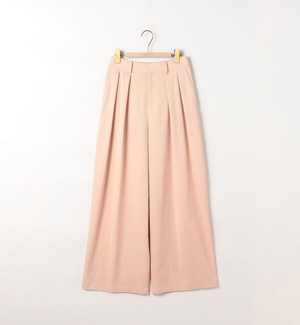 NOLLEY'S sophi「《セットアップ対応》ウォッシャブルバイオツイルタックワイドパンツ」|その他|