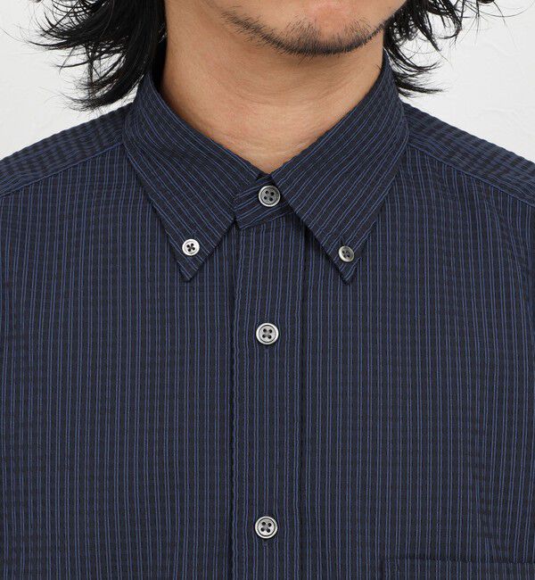 NOLLEY'S goodman「DotAir ドットエアー半袖B.D. ボタンダウンシャツ 通気性/UVカット 26SS」|シャツ・ブラウス|
