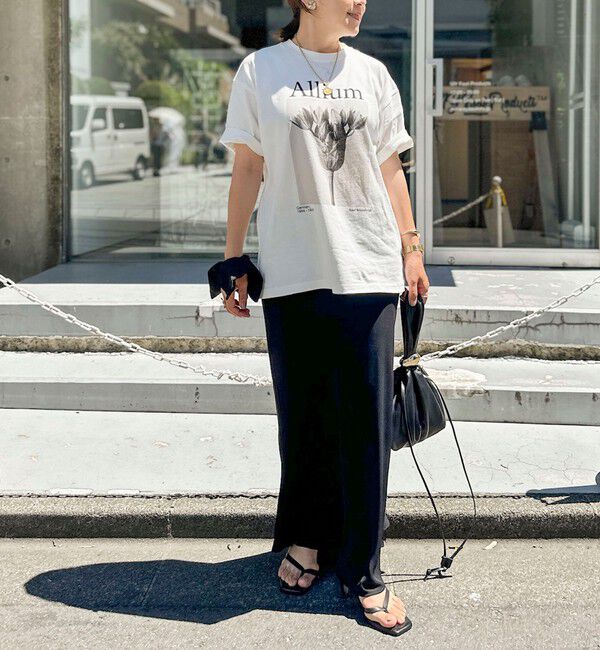 Rie Miller「【WEB＆一部店舗限アイテム】【karl blossfeldt】プラントフォトＴシャツ」|Tシャツ・カットソー|