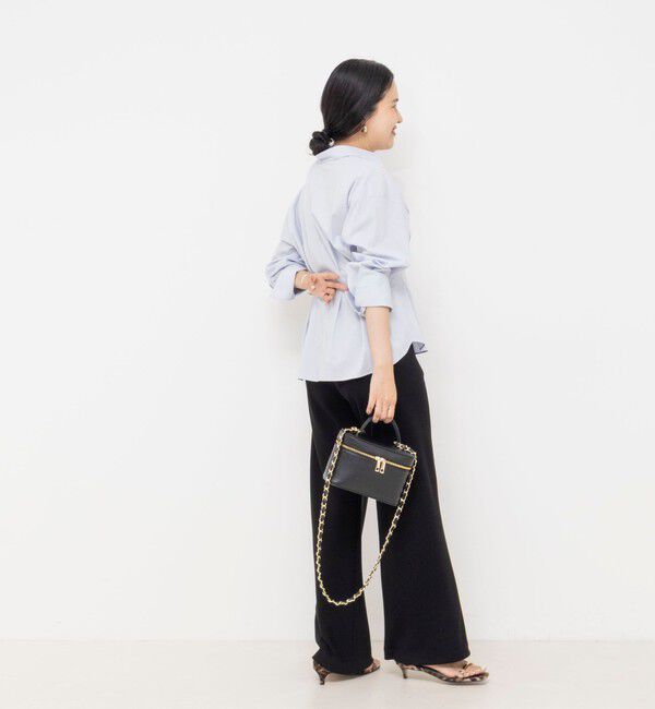 NOLLEY'S sophi「【一部WEB限定カラー】ウォッシャブルウエストタックストレッチシャツ」|シャツ・ブラウス|