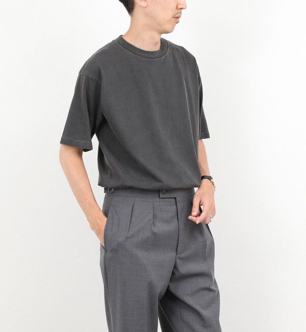 NOLLEY'S goodman「【BECシリーズ】《接触冷感/UVカット》PIGMENT DYE BIO WASH ピグメント染め オーバーサイズTシャツ」|Tシャツ・カットソー|