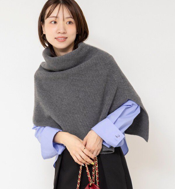 NOLLEY'S「【WEB＆一部店舗限定カラー】《手洗い可能》マルチWAYニットポンチョ」|ニット・セーター|