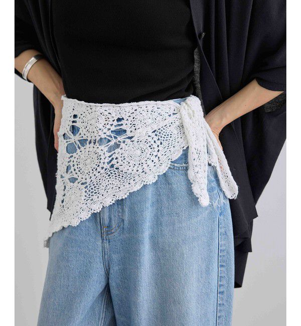 SALON adam et rope'「【WEB限定】クロシェバブーシュカ」|バンダナ・スカーフ|
