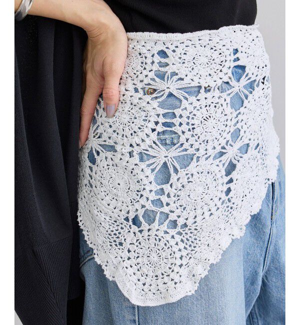 SALON adam et rope'「【WEB限定】クロシェバブーシュカ」|バンダナ・スカーフ|