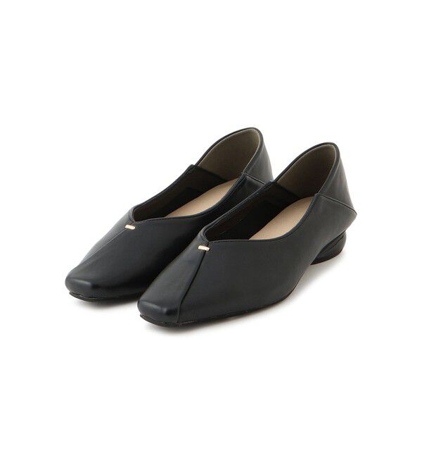 VIS「さっと履けるVカットバブーシュパンプス/2WAY」|パンプス|