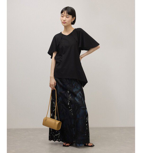ADAM ET ROPE'「ランダムヘムライントップス」|Tシャツ・カットソー|