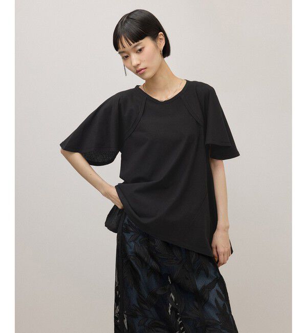 ADAM ET ROPE'「ランダムヘムライントップス」|Tシャツ・カットソー|
