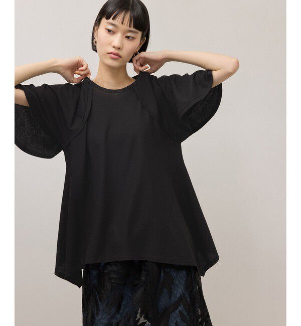 ADAM ET ROPE'「ランダムヘムライントップス」|Tシャツ・カットソー|