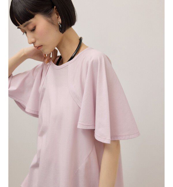 ADAM ET ROPE'「ランダムヘムライントップス」|Tシャツ・カットソー|