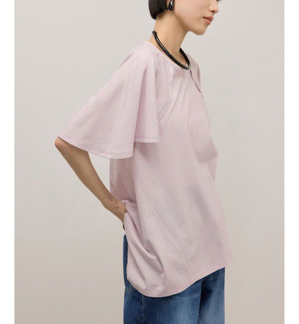 ADAM ET ROPE'「ランダムヘムライントップス」|Tシャツ・カットソー|