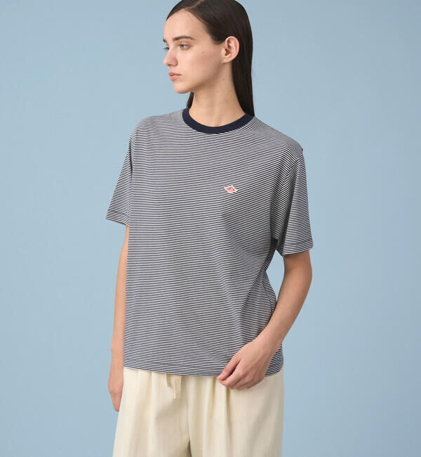 DANTON「DANTON | ボーダー クルーネックTシャツ WOMEN」|Tシャツ・カットソー|