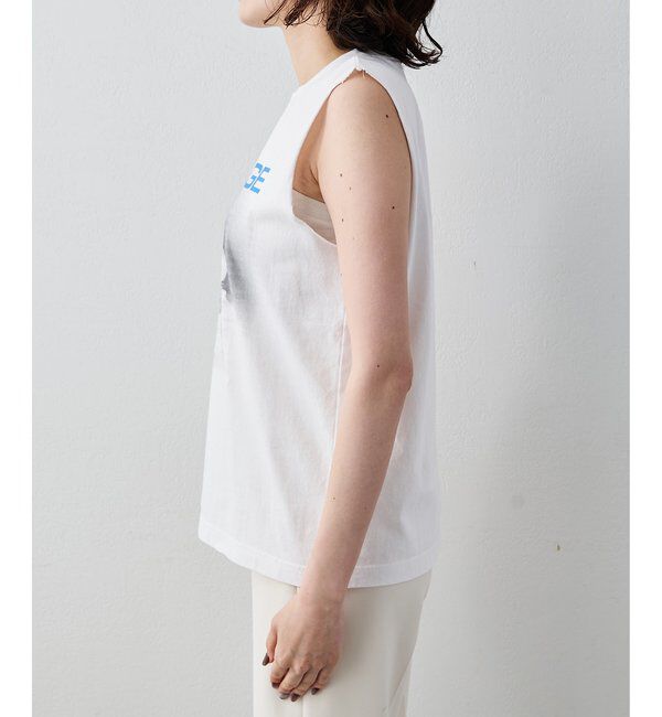  「【GEMINI】プリントノースリーブプルオーバー」|Tシャツ・カットソー|
