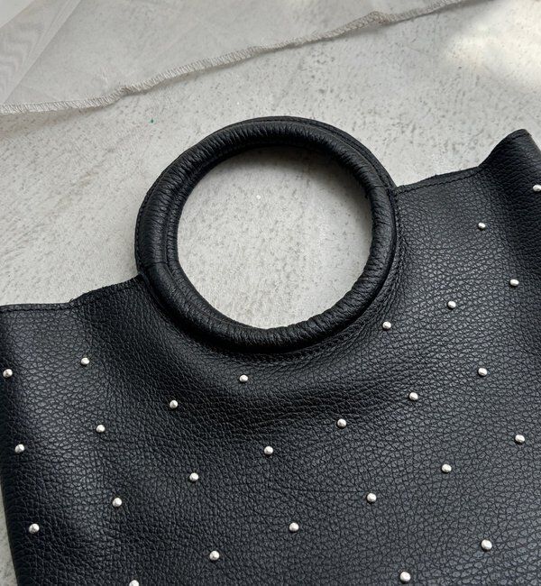  「【WEB限定】スタッズサークルハンドバッグ」|トートバッグ|